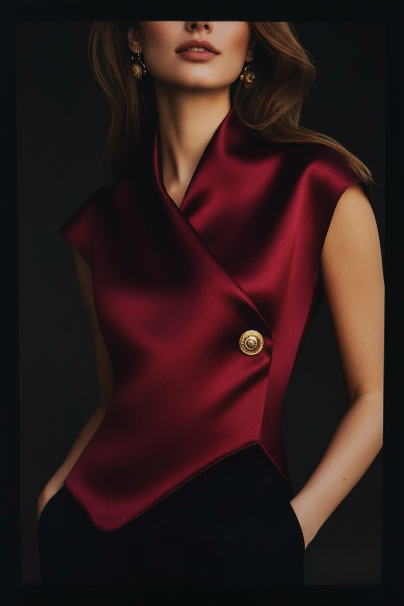 The Drape — Burgundy